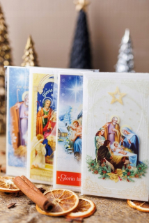 WHITE VIANOČNÉ VLNY, balenie 10 ks veľkých štedrovečerných oblátok